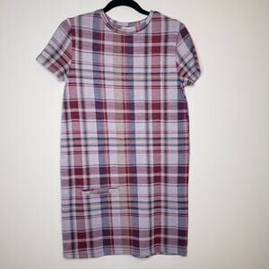 Zara| Plaid Shift Dress